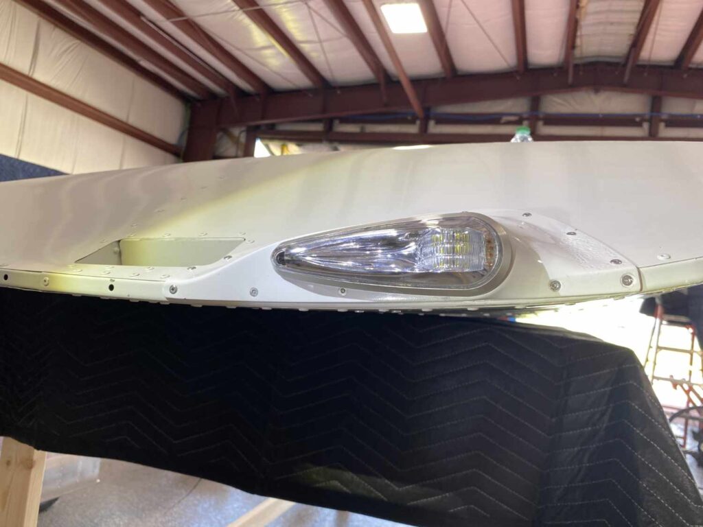 Strobe Finish Install in RV-12 wing tip