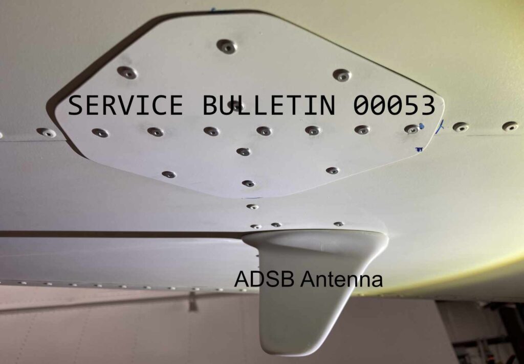 ADSB Antenna on RV-12 aircraft