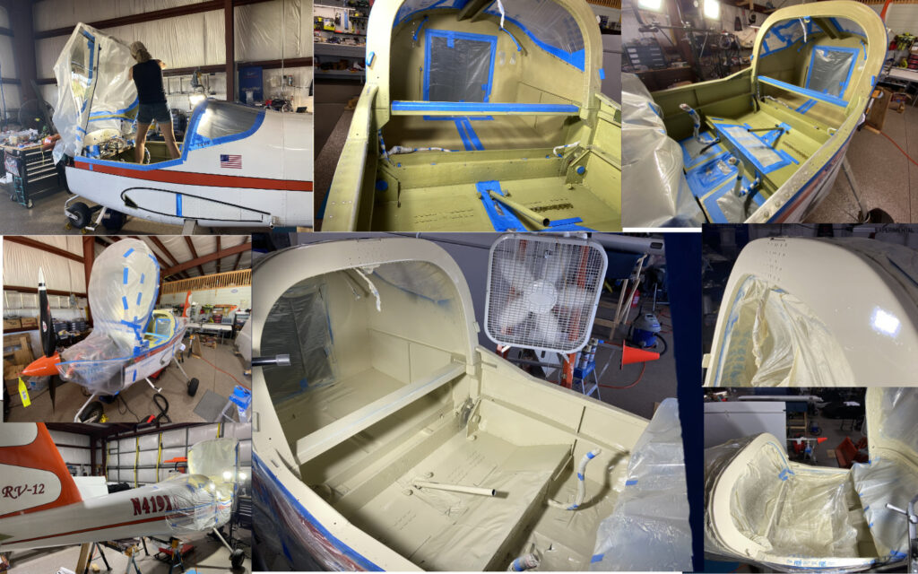 RV-12 interior paint prep